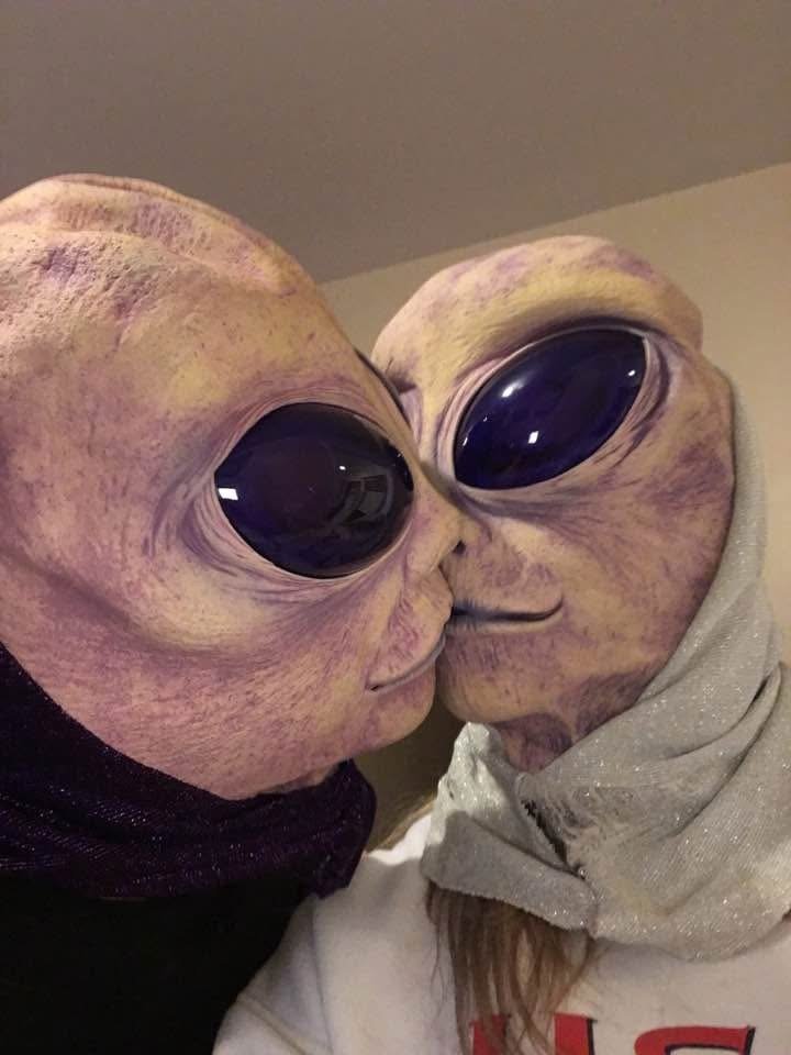 It was love at first sight. It was the eyes!